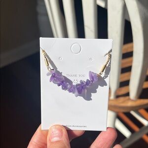 Elegant Purple Beaded Bracelet